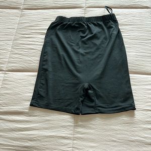 Black biker shorts